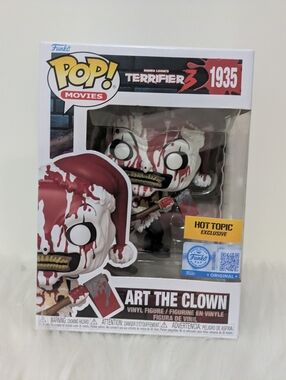 Funko Pop! Vinyl Terrifier Art the Clown #1935 Hot Topic Exclusive New in Box! 